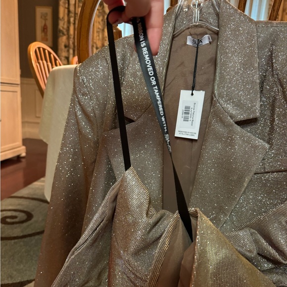 NWT SLA The Label Bronze Paloma Blazer Size S - Picture 11 of 14
